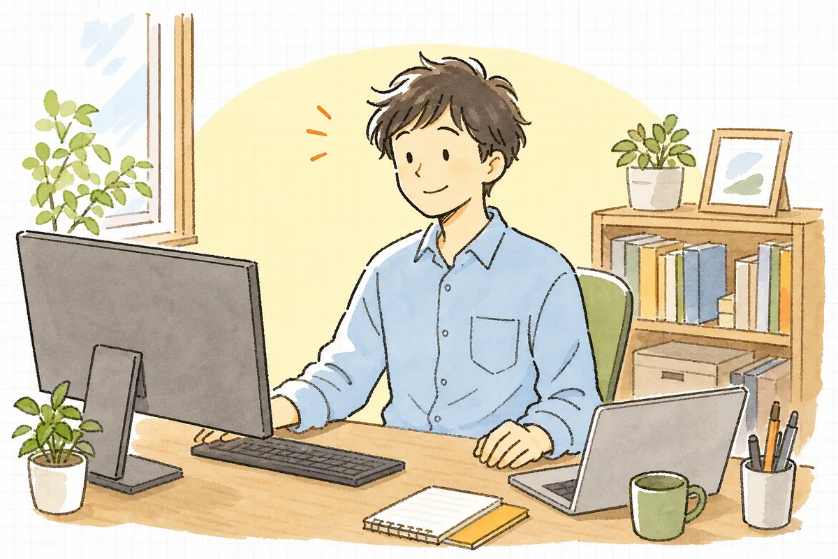 前提を渡して書かせたコードがほぼ思い通りに返ってきて、ひとつ頷きながら次の作業へ進もうとしている開発者