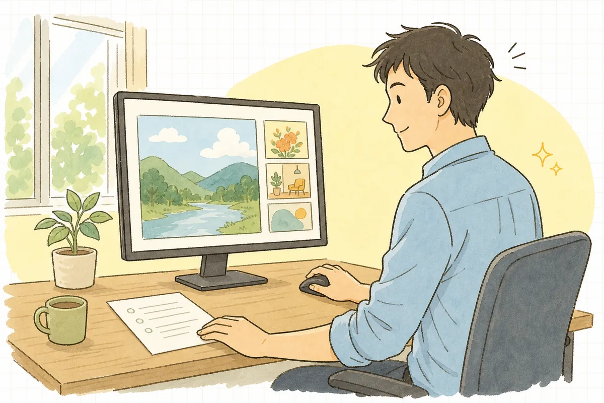 AIが生成した成果物を前に、これは誰が責任を持つ仕事だろうと静かに考え、自分の判断として受け止めようとしている開発者