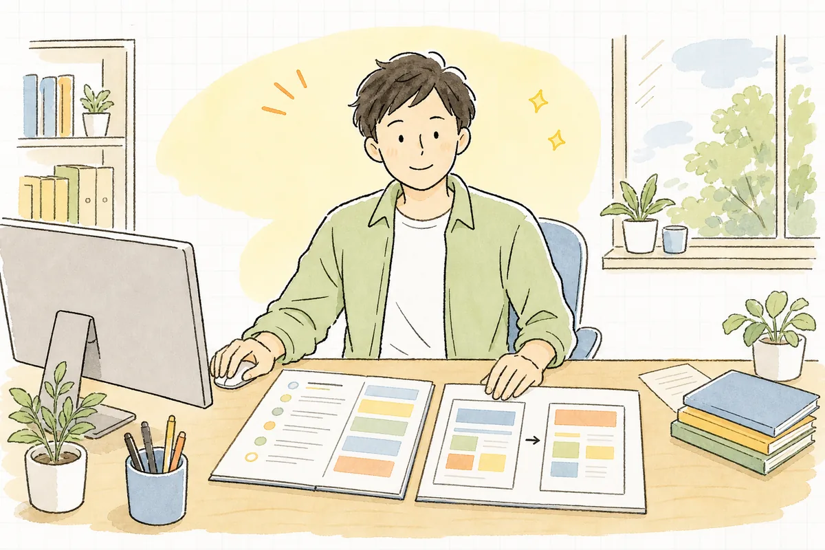 プロンプトを1か所にまとめ、履歴を残し、見比べてから出す流れが整い、落ち着いてAI機能を改善していける開発者