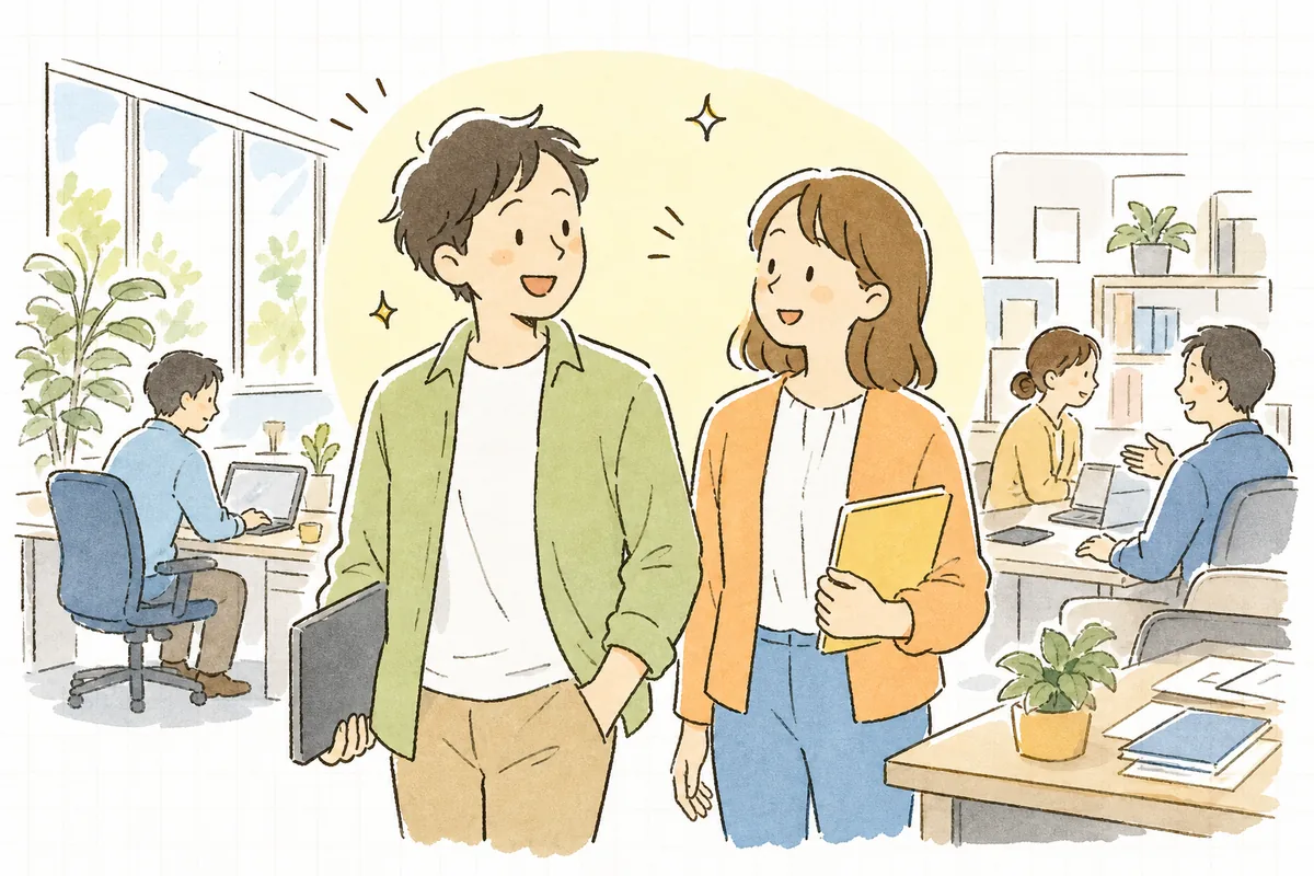 現状を把握して安全に使える道を整え終え、チームと落ち着いて次の仕事に向かおうとしている開発リーダー